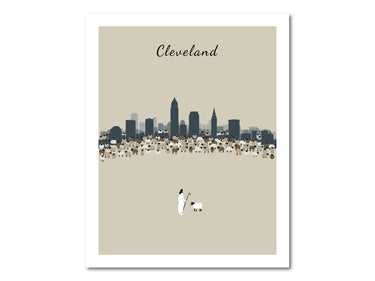 Lost Sheep from Cleveland Poster Print